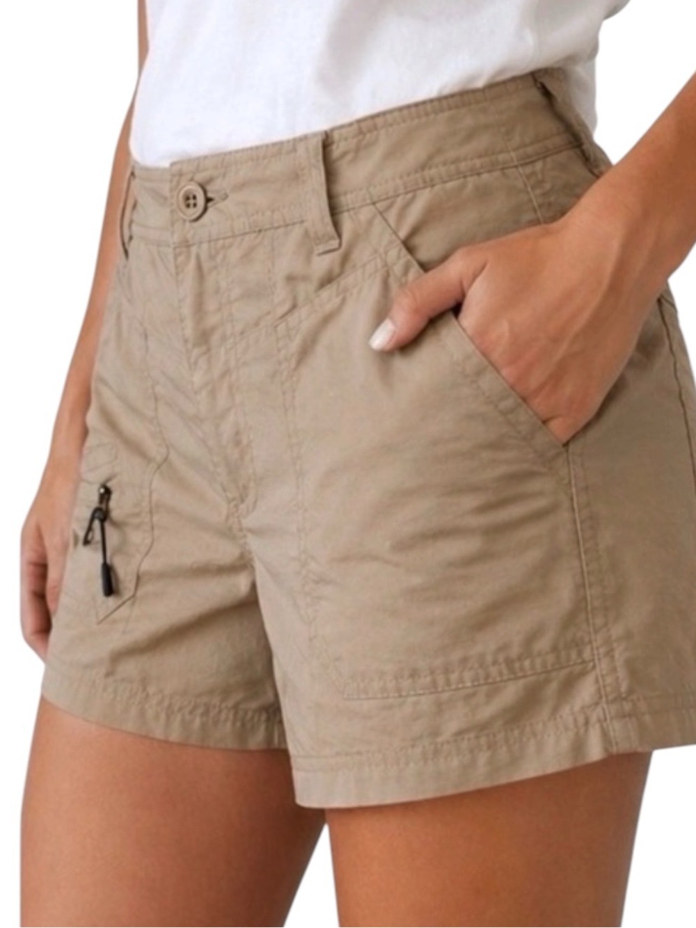 The North Face Paramount Raven Hiking Utility Shorts Khaki Sz 10